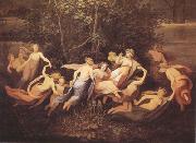 Moritz von Schwind Fairy Dance in the Alder Grove (mk22) oil on canvas